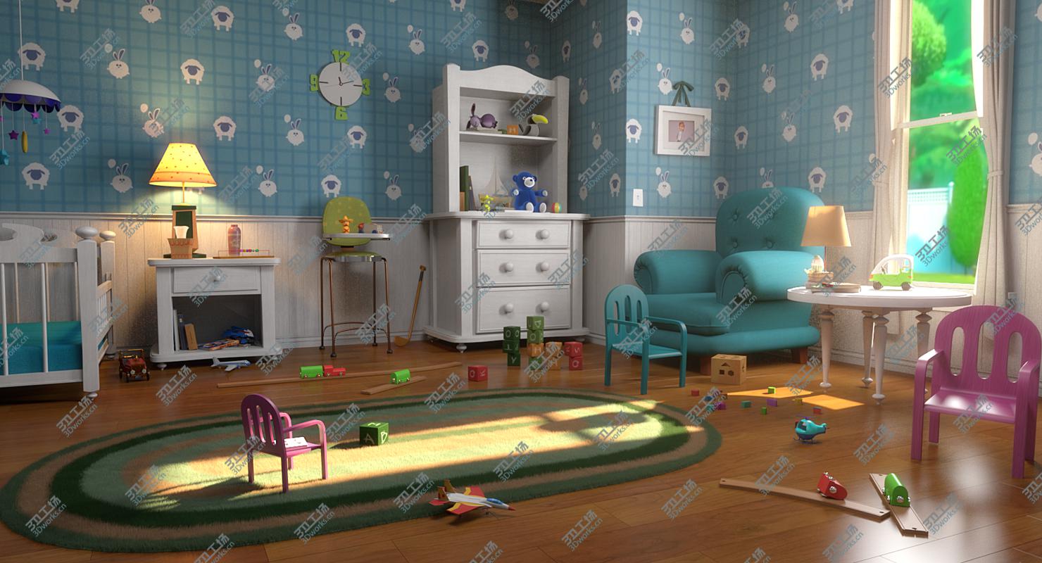 images/goods_img/20210113/Cartoon Interior Room model/3.jpg